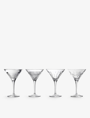 Waterford crystal martini glasses 125ml set of four, imported from the UK