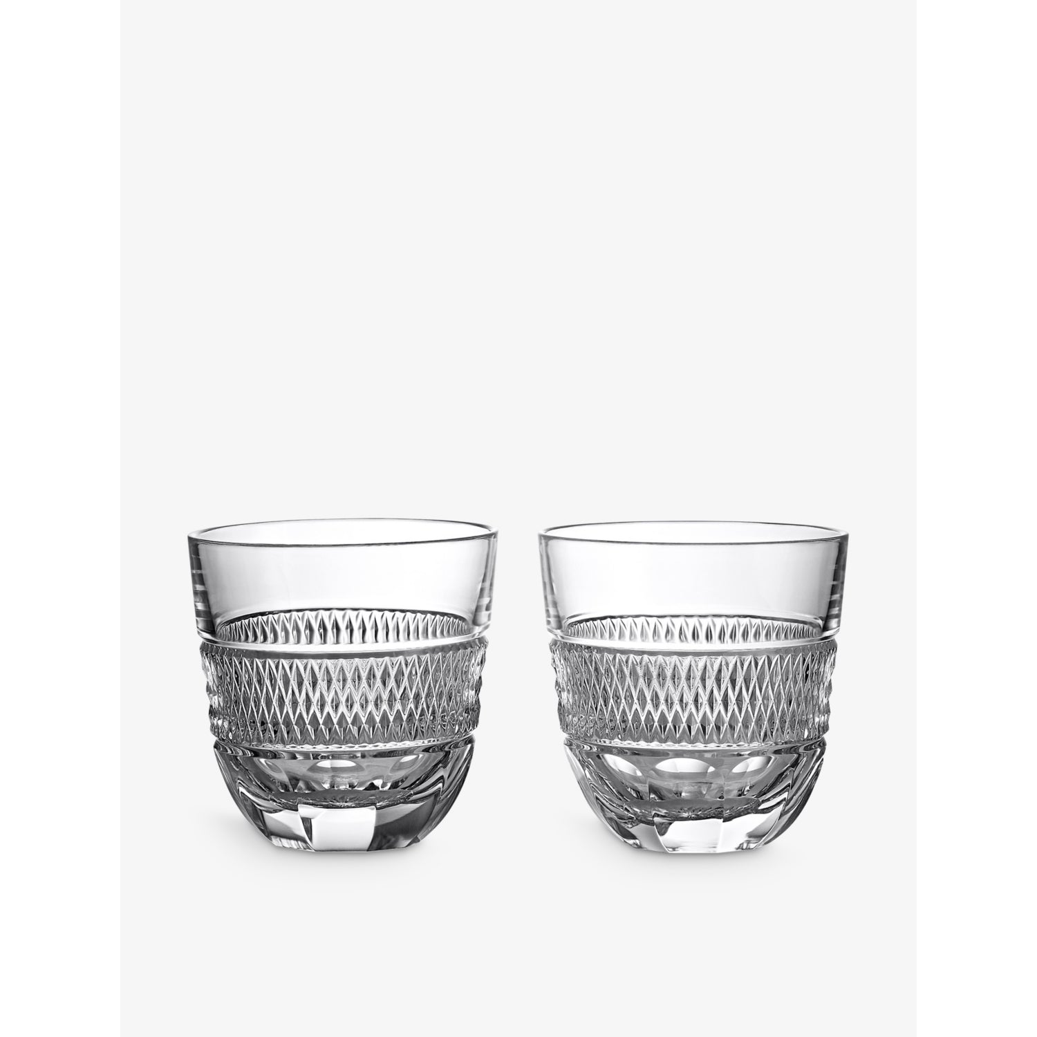 Waterford crystal glass tumblers set of two 225ml, imported from the UK