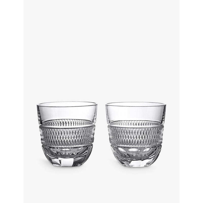 Waterford crystal glass tumblers set of two 225ml, imported from the UK
