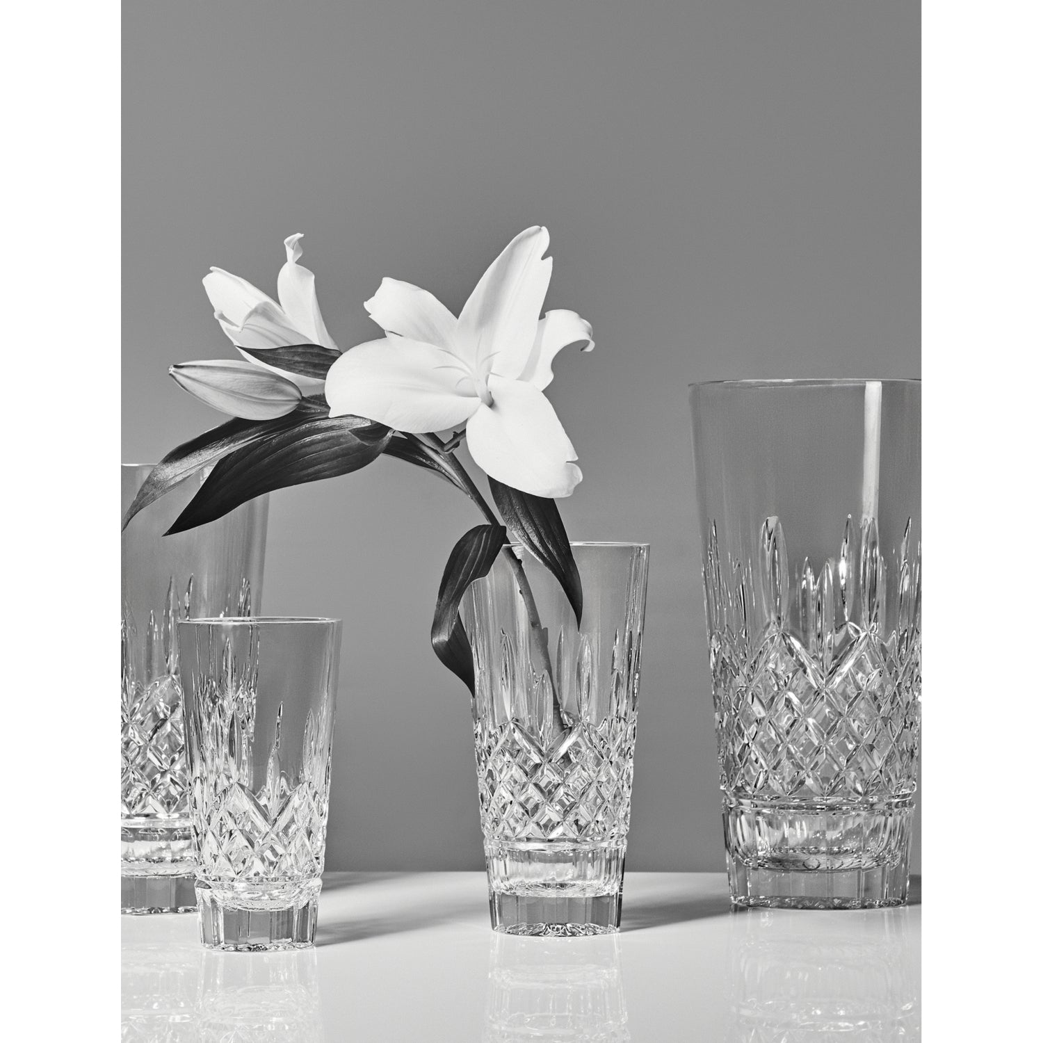 Waterford Lismore crystal glass vase 20cm (British brand)