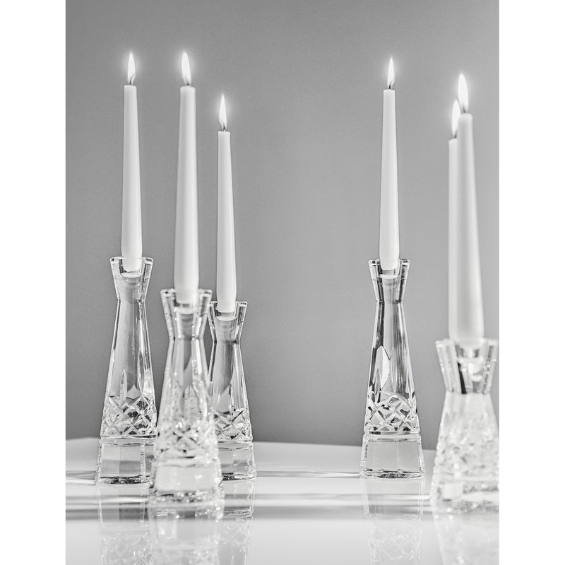 Waterford Lismore crystal candlesticks 25cm set of two, imported from the UK