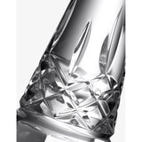 Waterford Lismore crystal glass candlesticks 20cm set of two, UK version