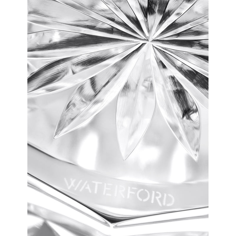 Waterford Lismore crystal glass candlesticks 20cm set of two, UK version