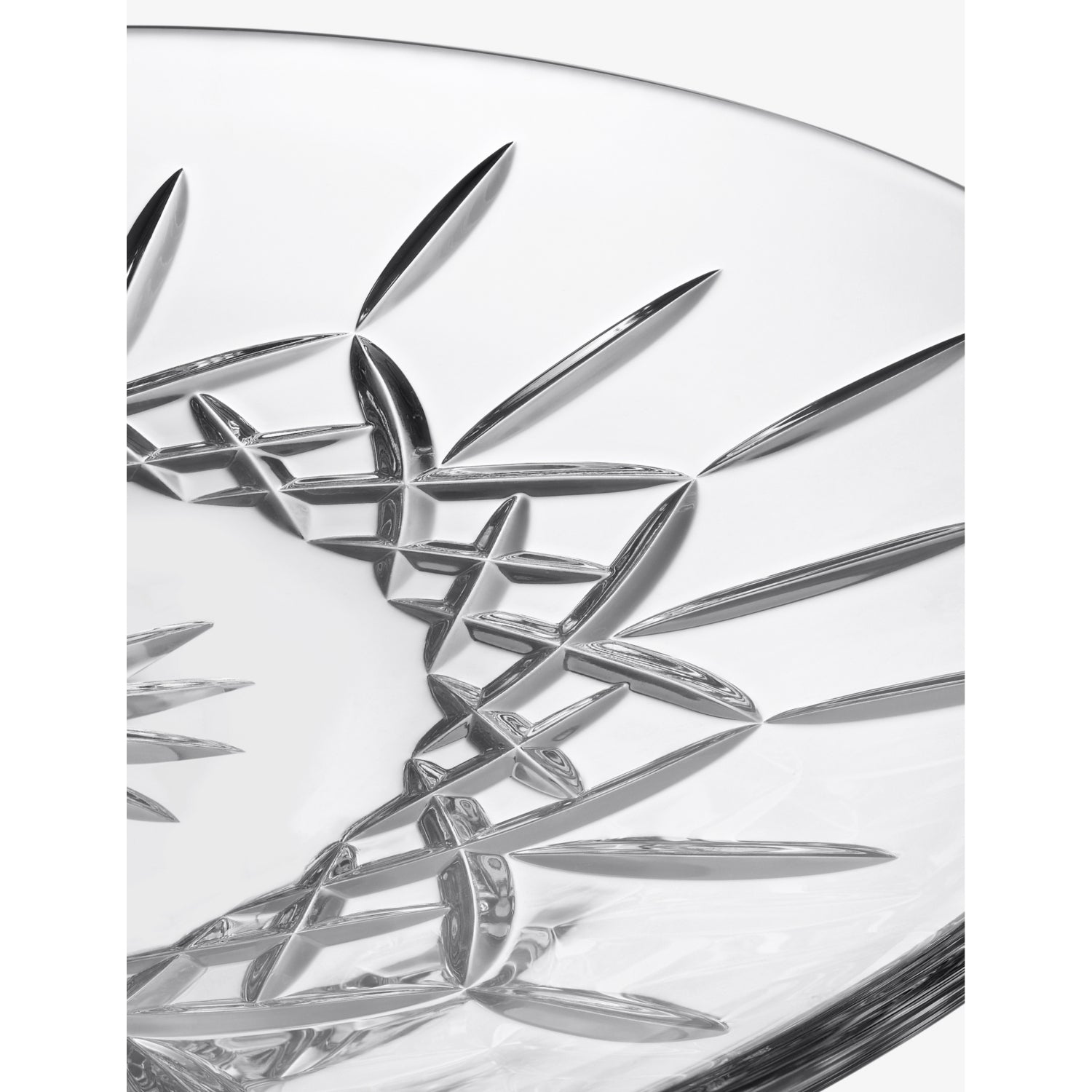 Waterford Lismore decorative crystal plate 30cm, imported from the UK