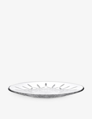 Waterford Lismore decorative crystal plate 30cm, imported from the UK