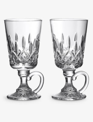Waterford Lismore Irish coffee glasses set of two 235ml - British product