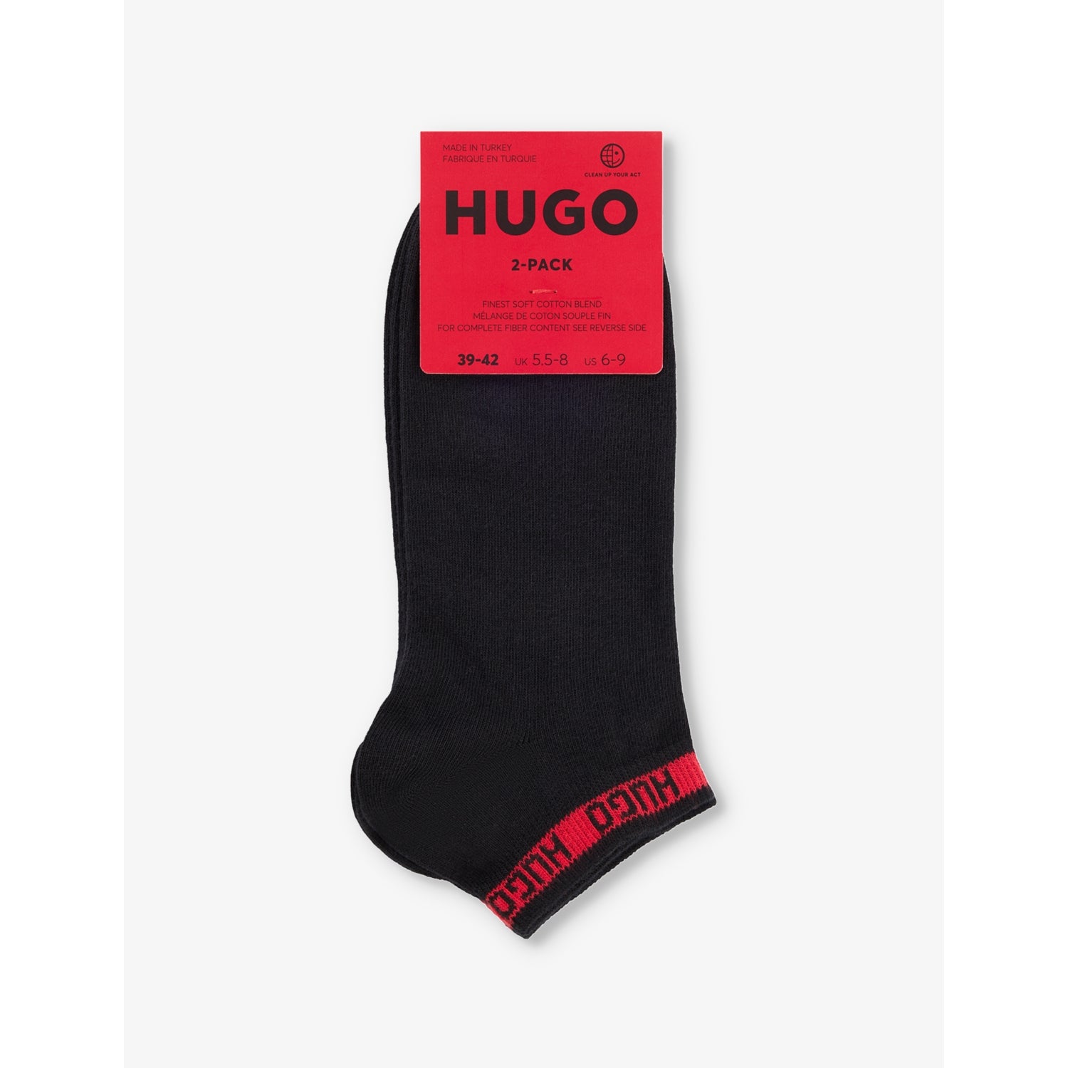 Logo-trim stretch-cotton ankle socks - 6