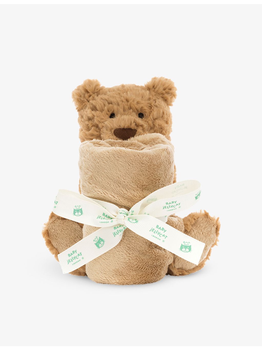 Jellycat Bartholomew Bear faux-fur soother 34cm, UK version