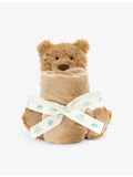 Jellycat Bartholomew Bear faux-fur soother 34cm, UK version