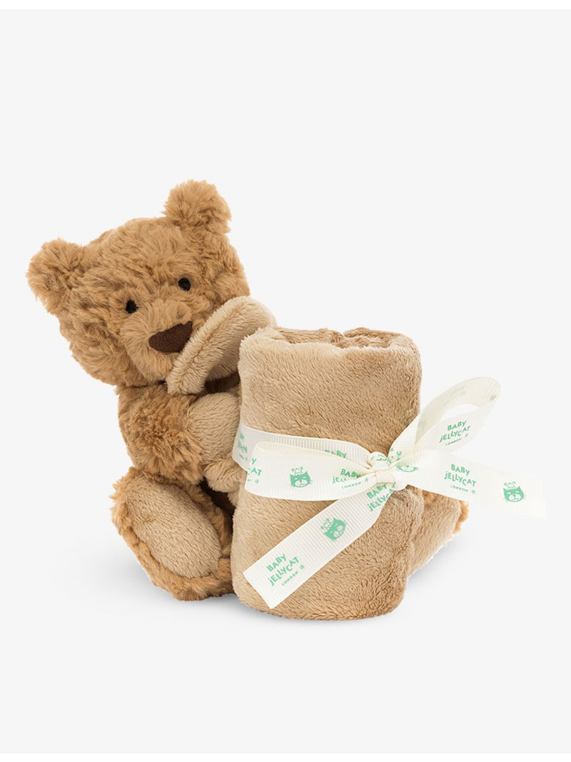 Jellycat Bartholomew Bear faux-fur soother 34cm, UK version