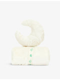 Jellycat Amuseable Moon faux-fur soother 34cm (British brand)