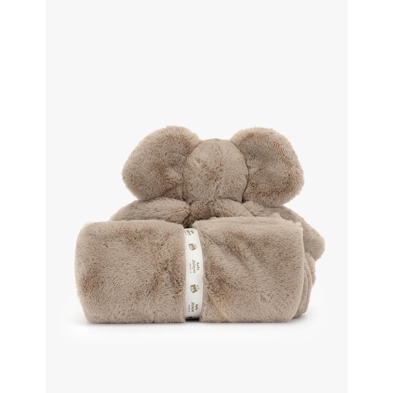 Jellycat Smudge Elephant faux-fur blanket 70cm (British brand)