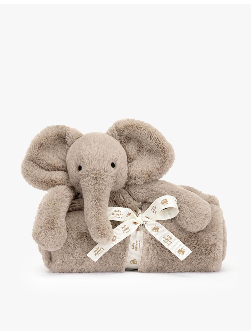 Jellycat Smudge Elephant faux-fur blanket 70cm (British brand)