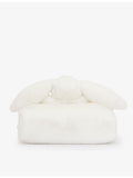Jellycat Bashful Bunny faux-fur blanket 70cm, UK version