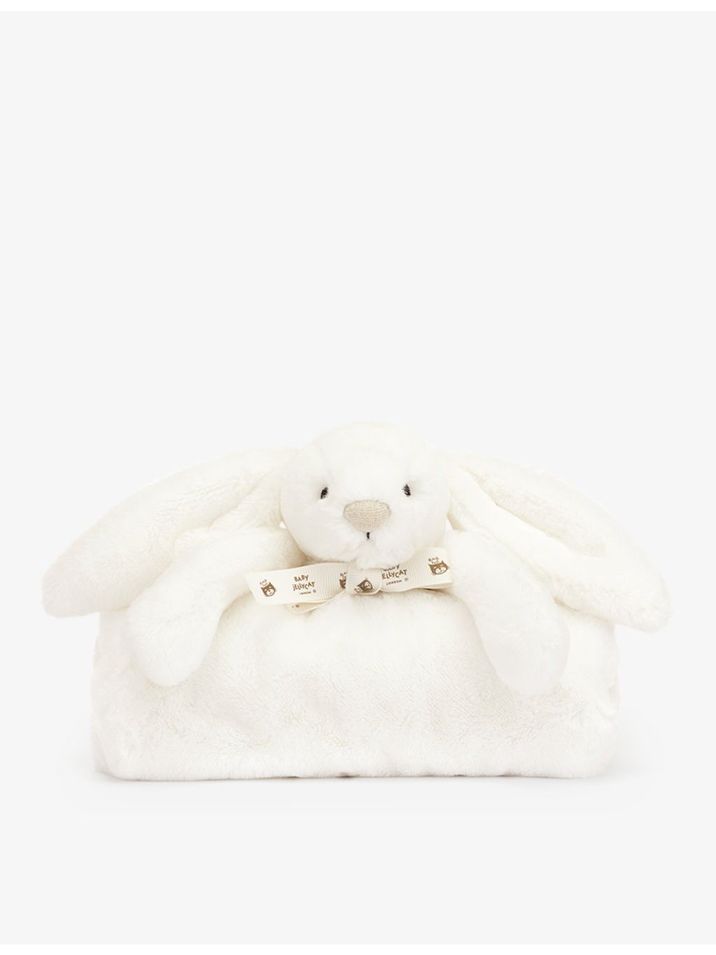 Jellycat Bashful Bunny faux-fur blanket 70cm, UK version
