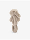 Jellycat Bashful Bunny faux-fur rattle 18cm - British product