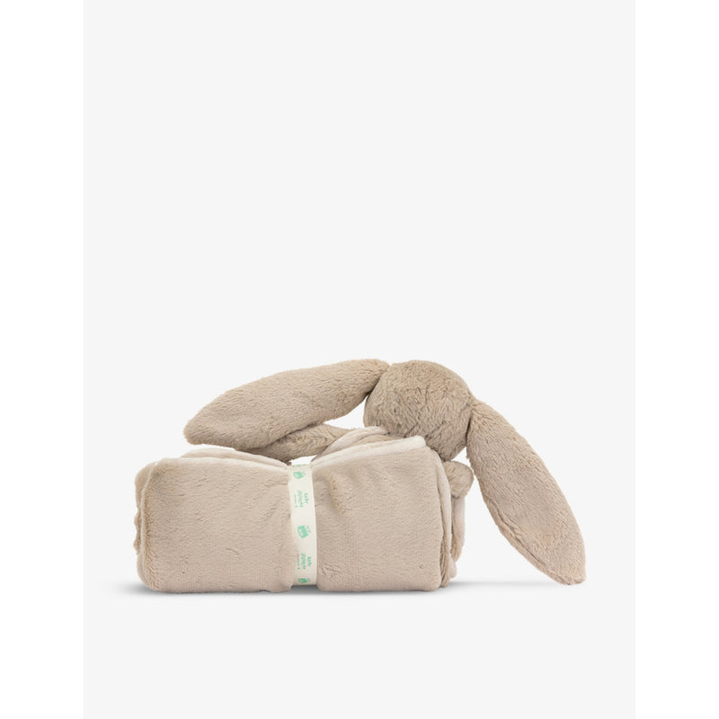Jellycat Bashful Bunny faux fur blanket 70cm, UK version