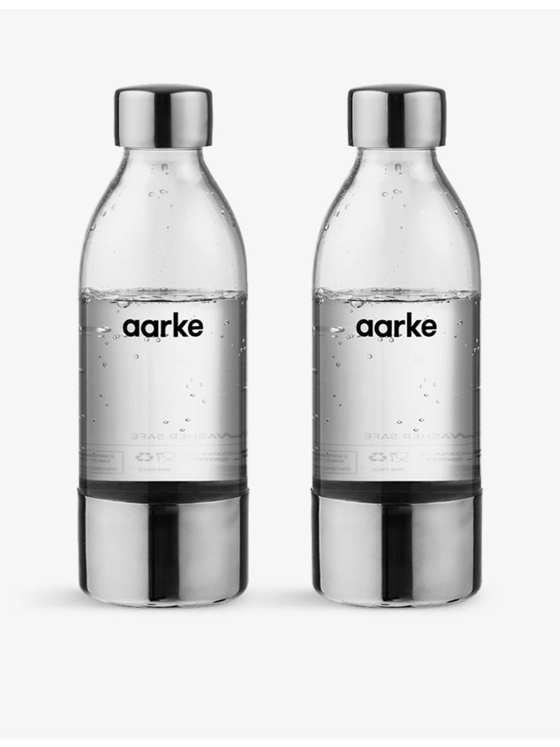 Aarke stainless steel water bottle set 2-pack 450ml, UK version
