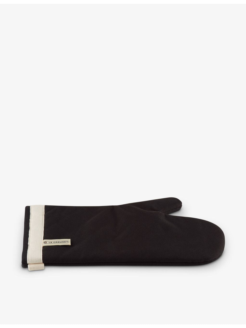 Le Creuset cotton oven mitt with woven texture, UK version