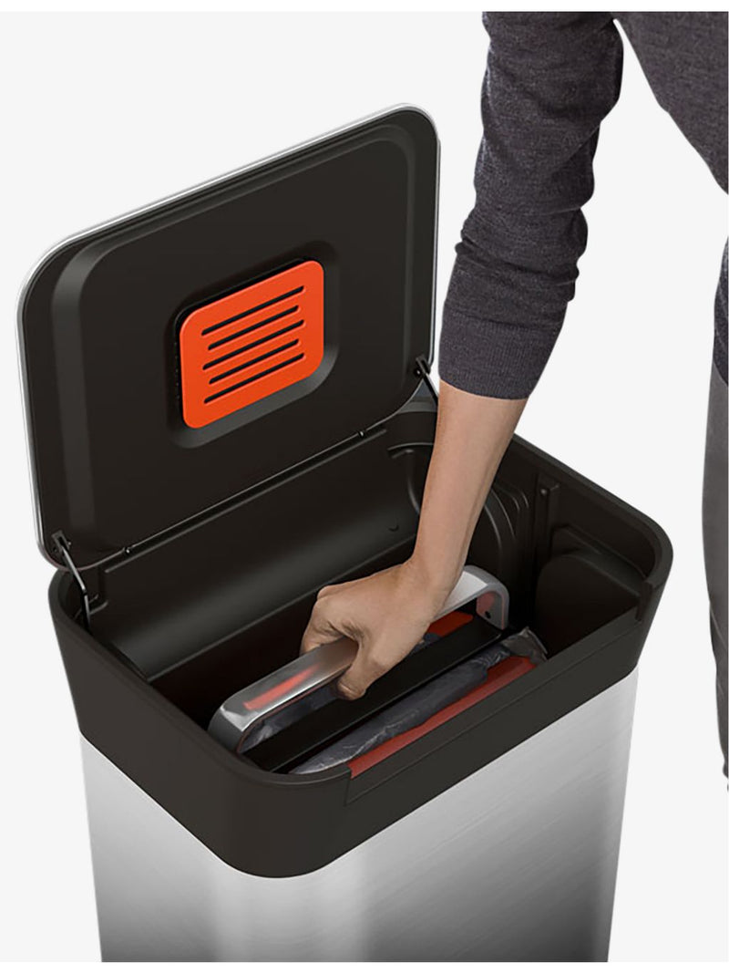 Joseph Joseph Titan 30 stainless steel bin 68.4cm, imported from the UK