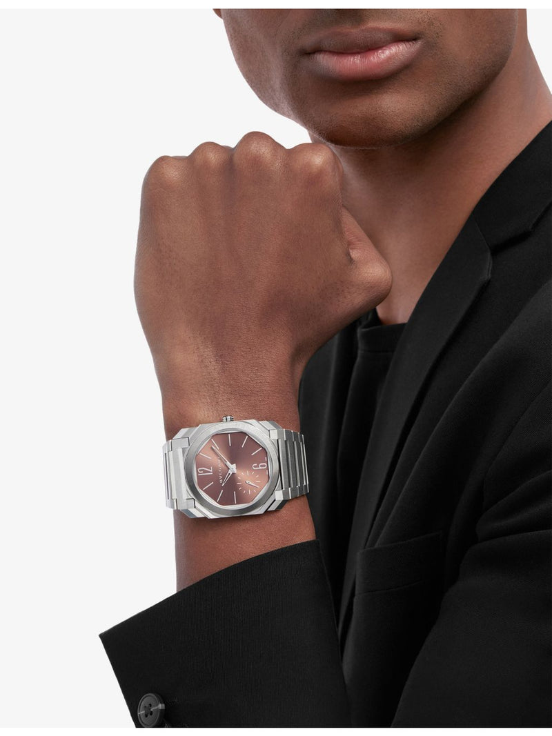 Bvlgari Octo Finissimo stainless-steel automatic watch 40mm - British product