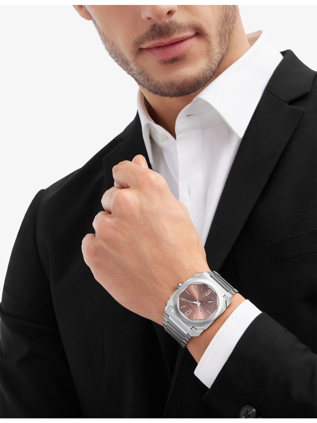 Bvlgari Octo Finissimo stainless-steel automatic watch 40mm - British product