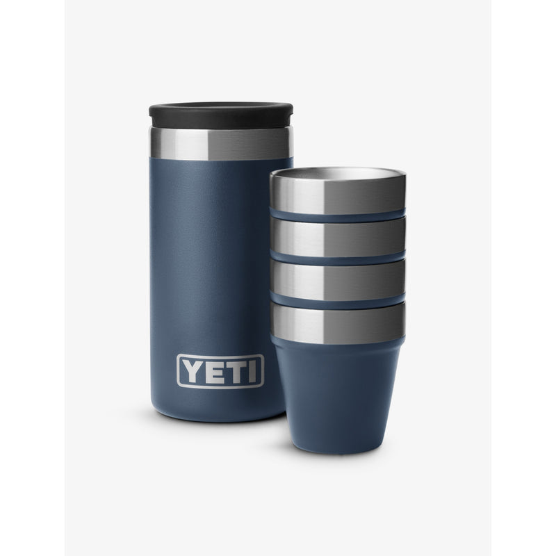 YETI Rambler stainless-steel shot glasses, 50ml, pack of four, UK version