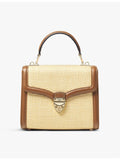 Aspinal of London Mayfair midi leather shoulder bag, imported from the UK