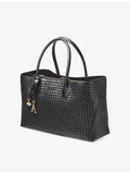 Aspinal of London logo-print leather tote bag - British product