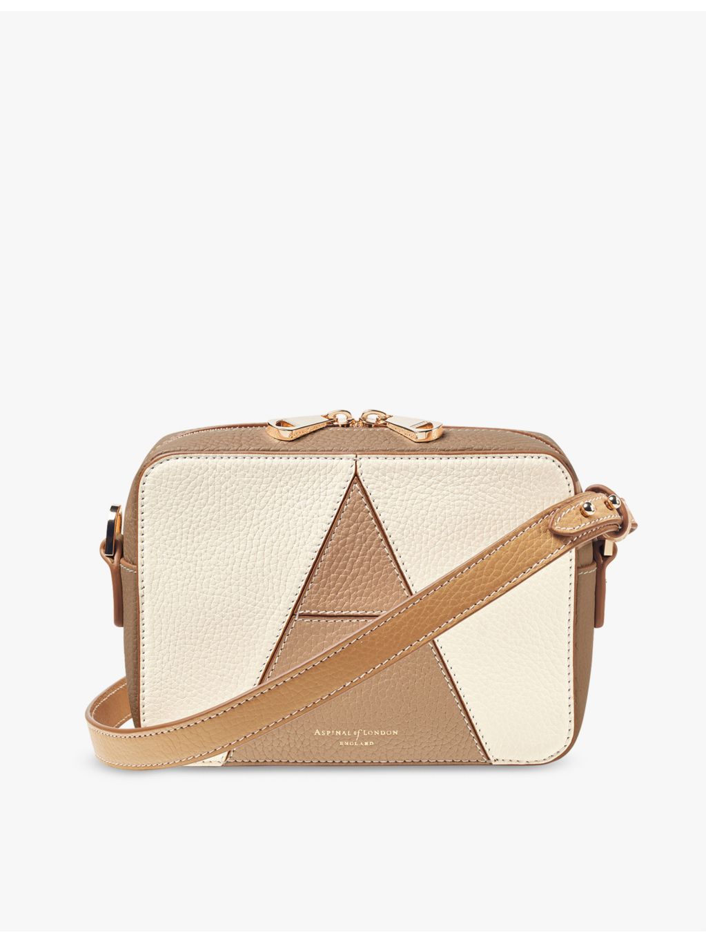 Aspinal of London pebbled leather cross-body bag, imported from the UK