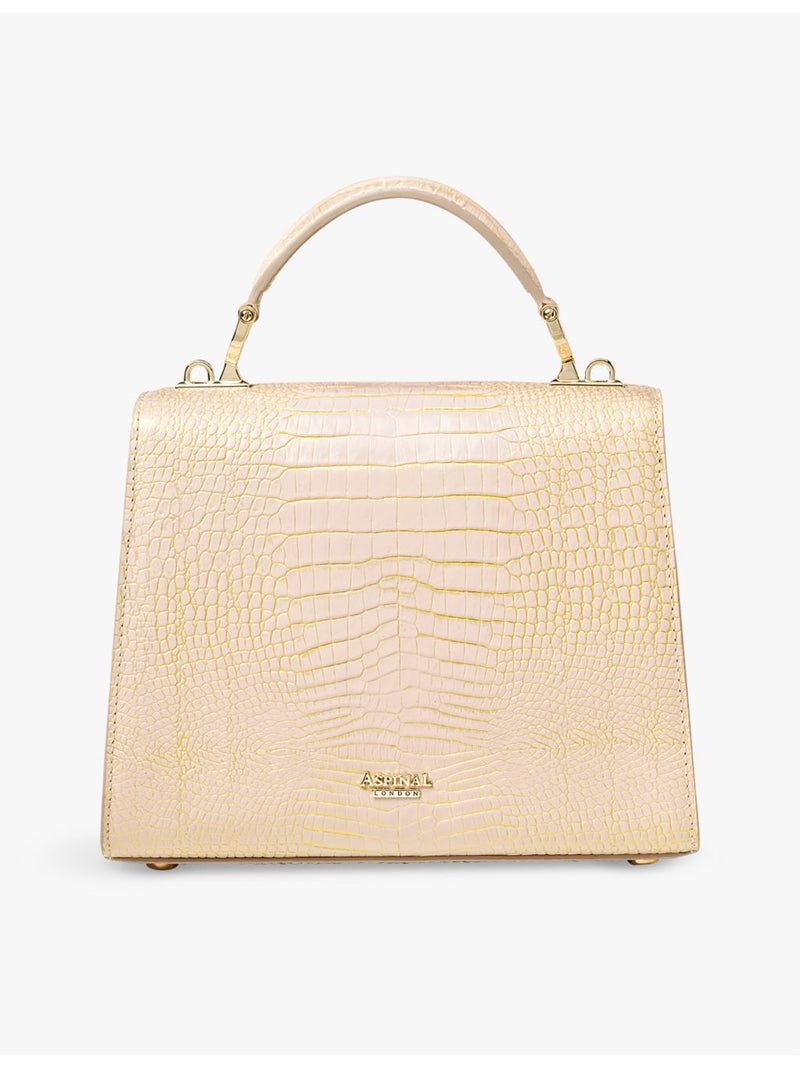 Aspinal of London Mayfair leather shoulder bag, UK version