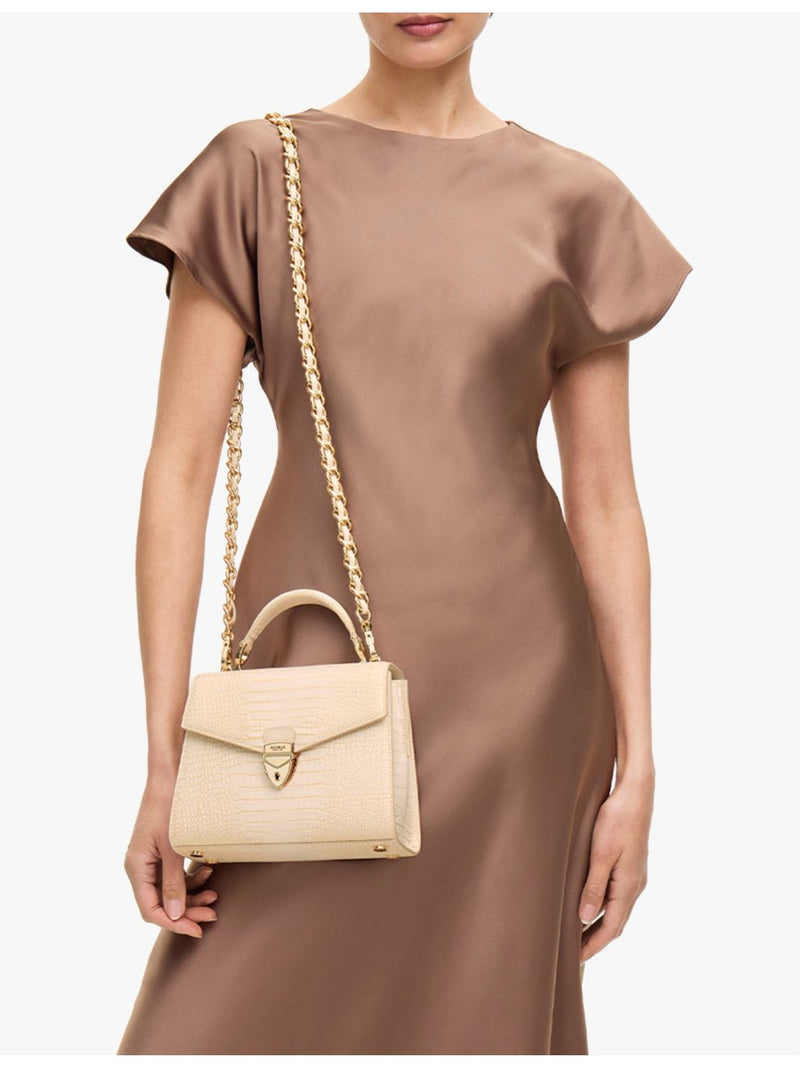 Aspinal of London Mayfair leather shoulder bag, UK version