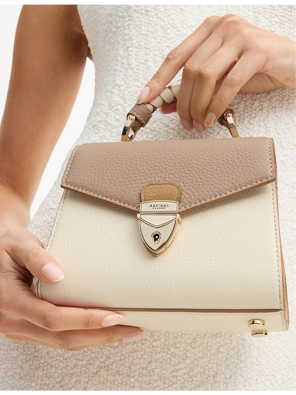 Aspinal of London Mayfair Mini 2.0 leather shoulder bag - British product