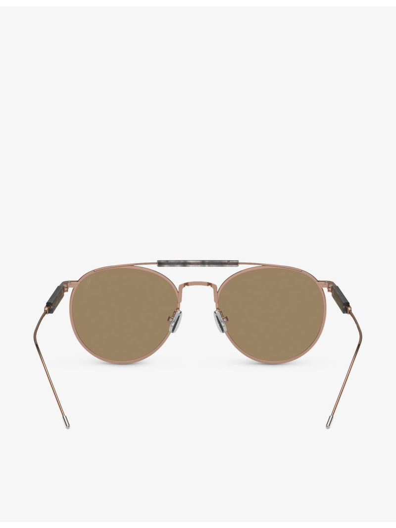 Brunello Cucinelli sunglasses Sartorial Sunset Phantos-Frame titanium - British product