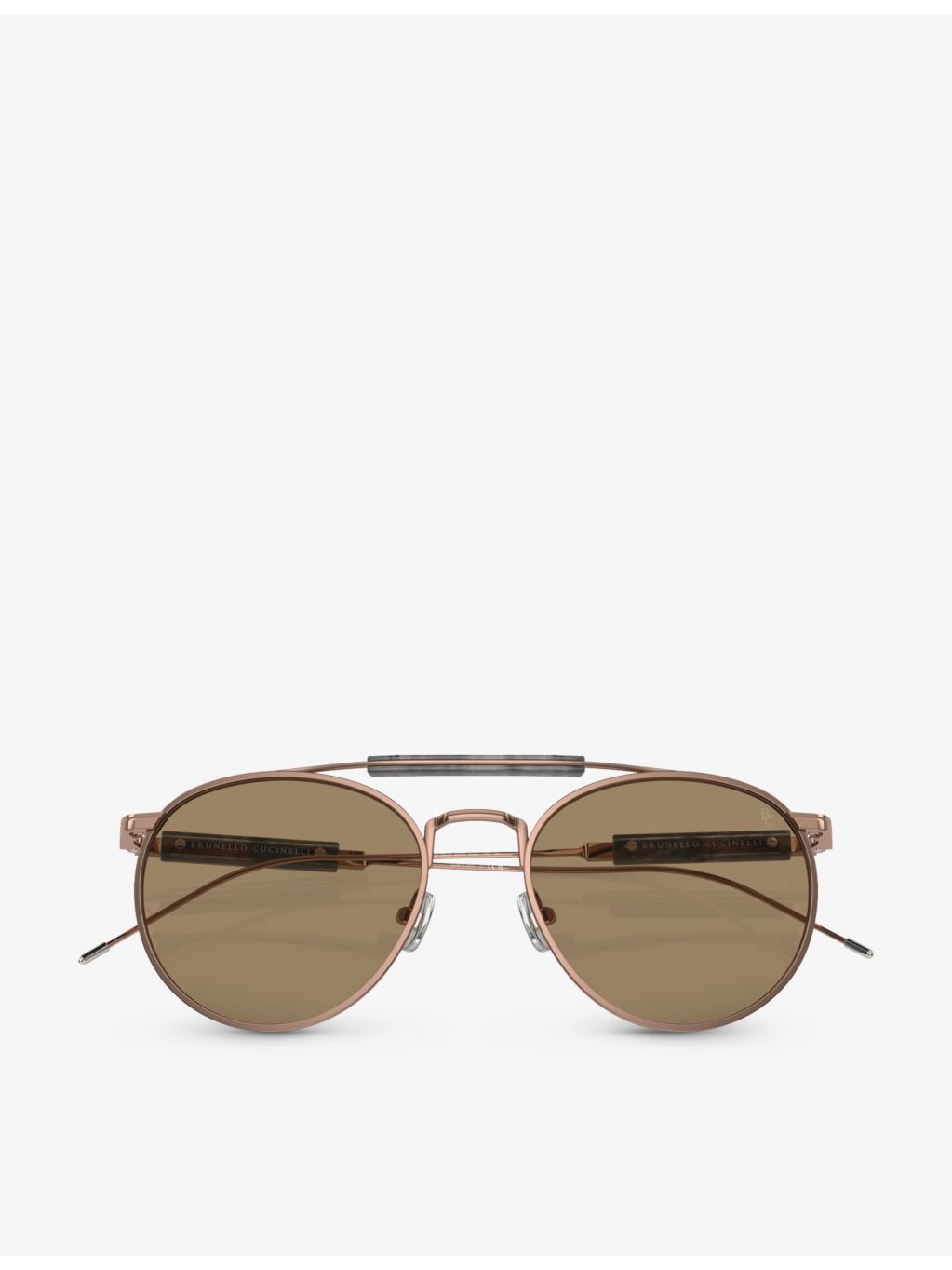 Brunello Cucinelli sunglasses Sartorial Sunset Phantos-Frame titanium - British product