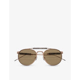 Brunello Cucinelli sunglasses Sartorial Sunset Phantos-Frame titanium - British product