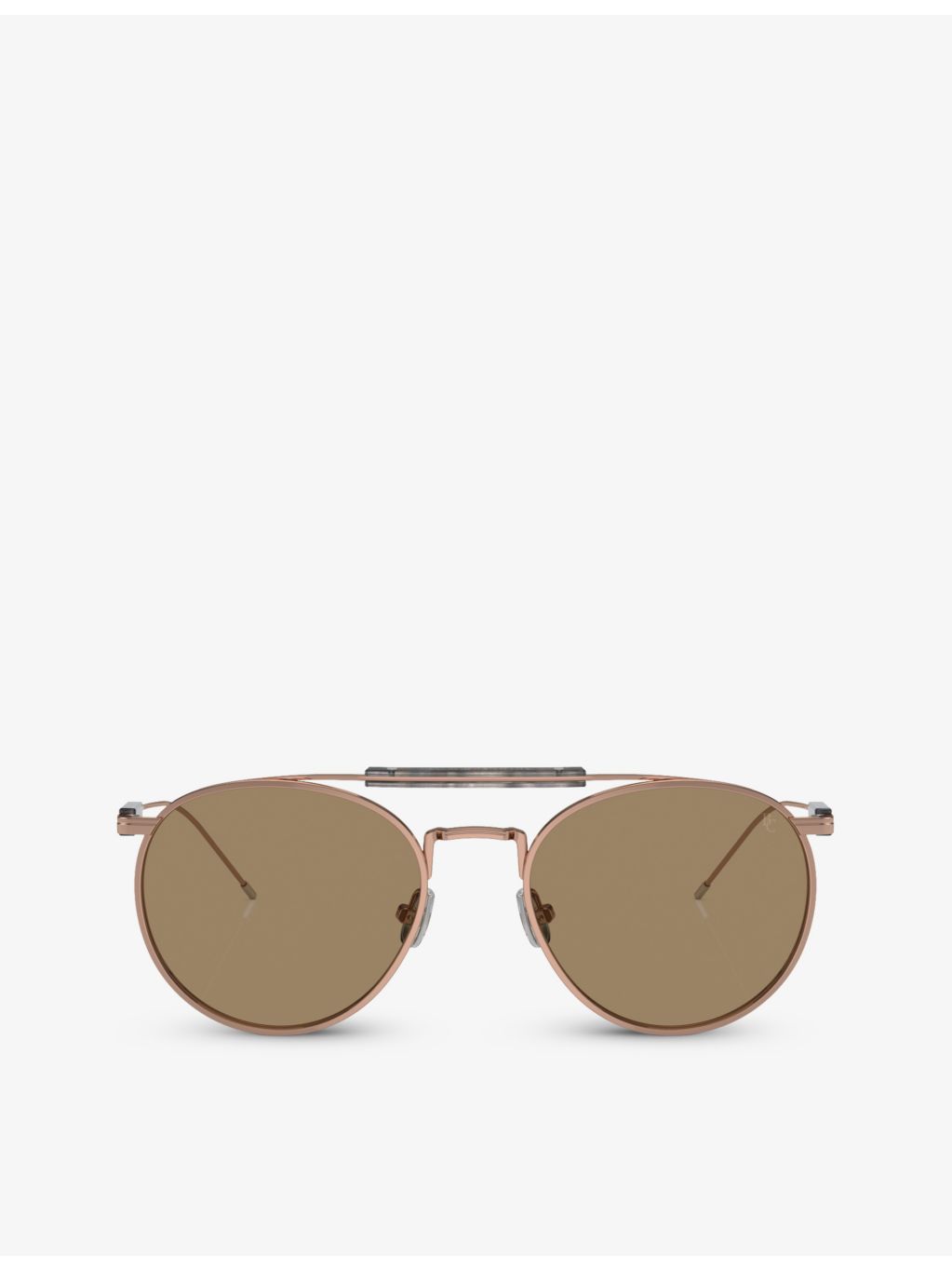 Brunello Cucinelli sunglasses Sartorial Sunset Phantos-Frame titanium - British product
