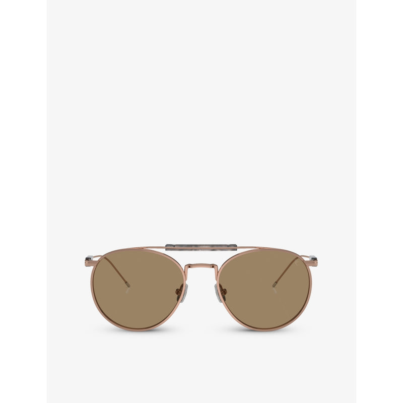 Brunello Cucinelli sunglasses Sartorial Sunset Phantos-Frame titanium - British product
