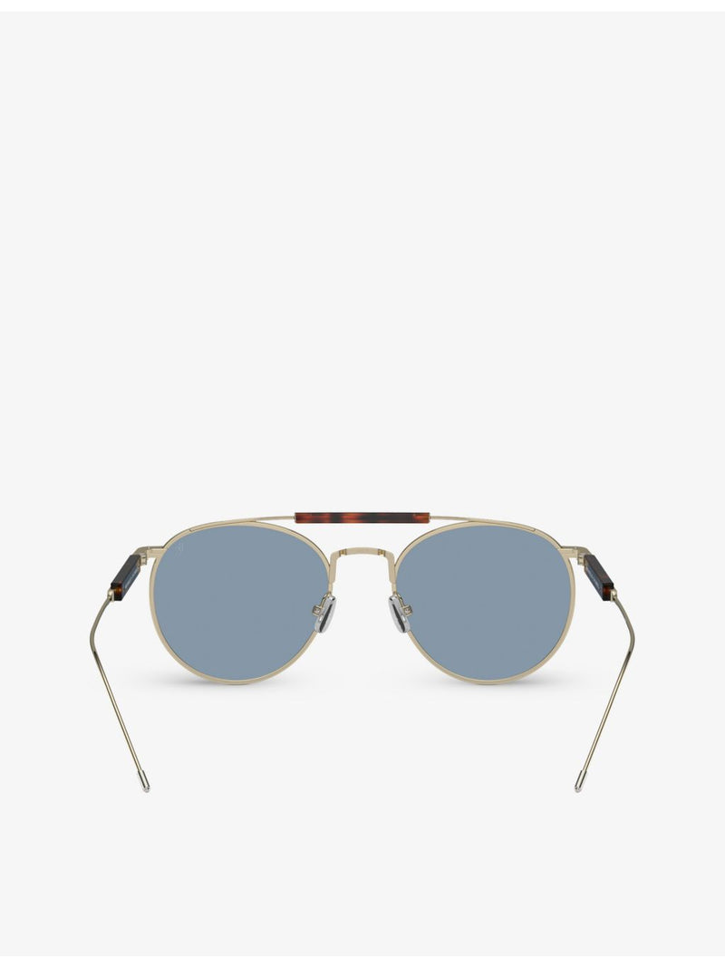 Brunello Cucinelli titanium sunglasses with phantos frame - British product