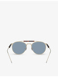 Brunello Cucinelli titanium sunglasses with phantos frame - British product