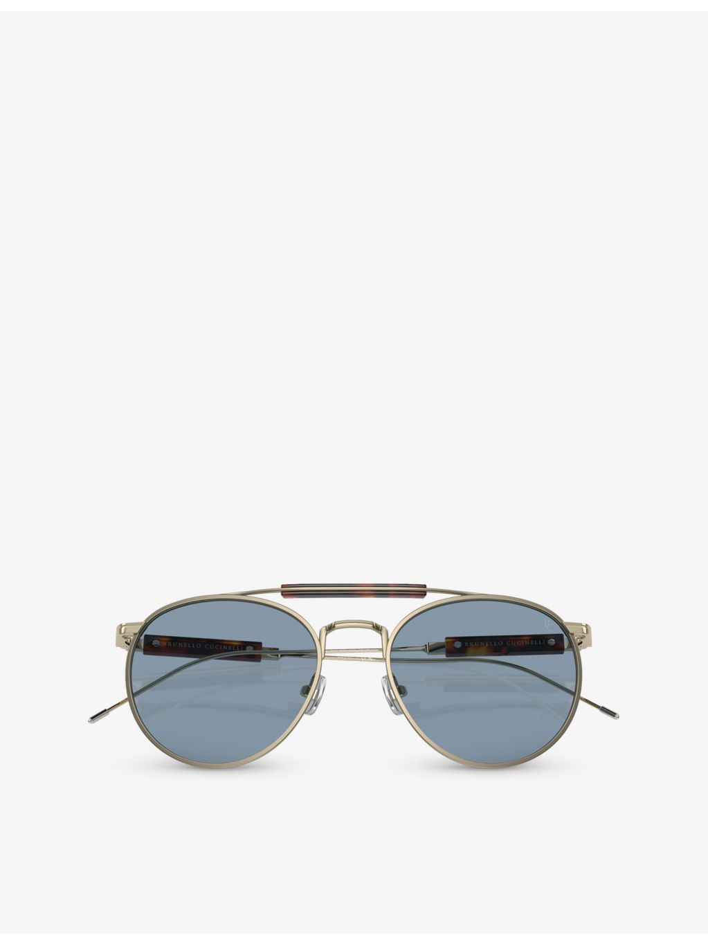 Brunello Cucinelli titanium sunglasses with phantos frame - British product