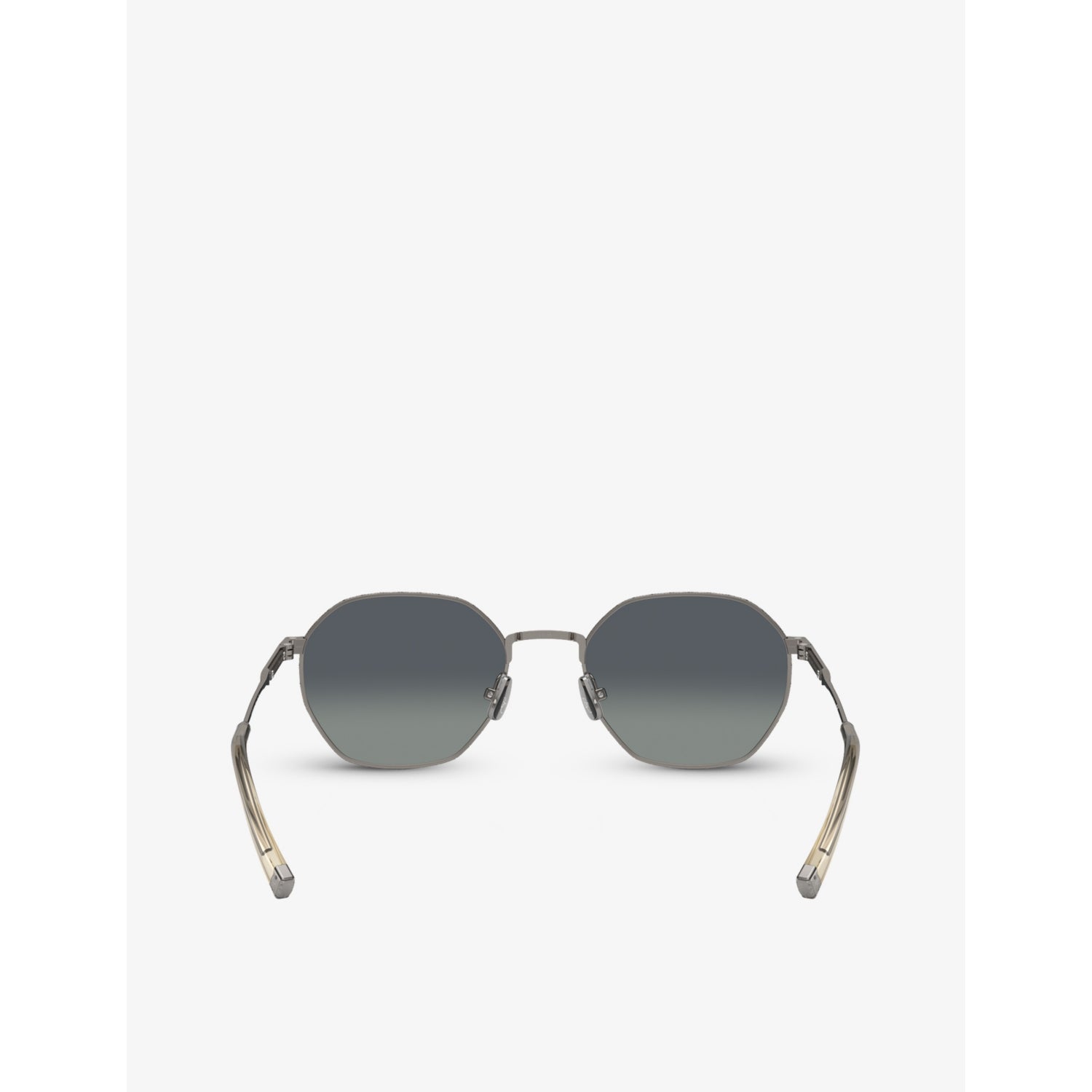 Brunello Cucinelli titanium sunglasses irregular-frame BC2003ST (British brand)