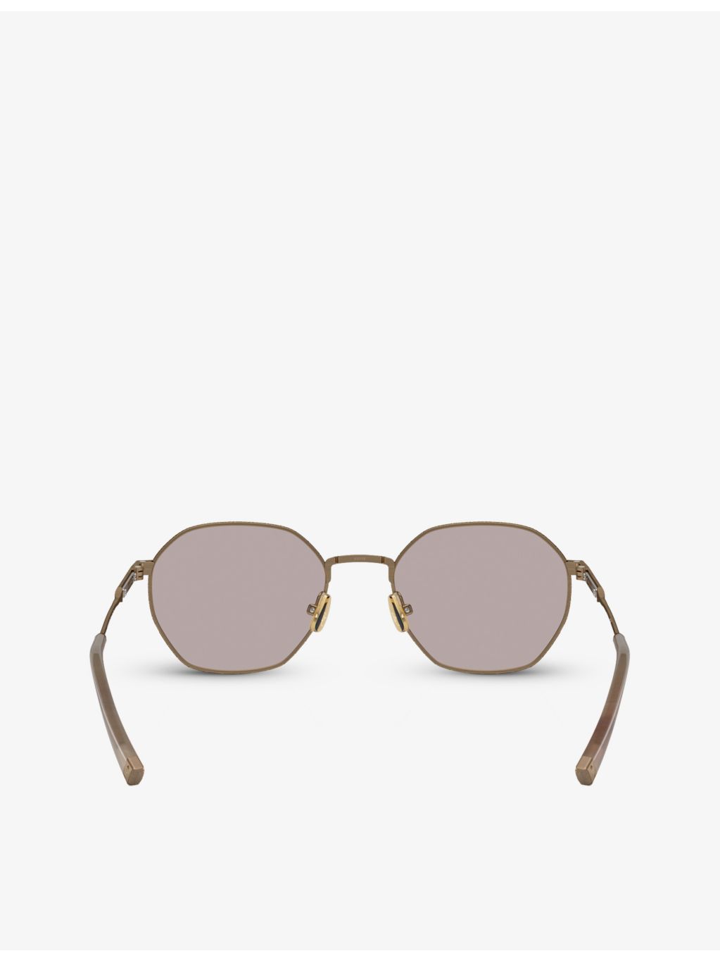 Brunello Cucinelli BC2003ST irregular-frame titanium sunglasses (British brand)