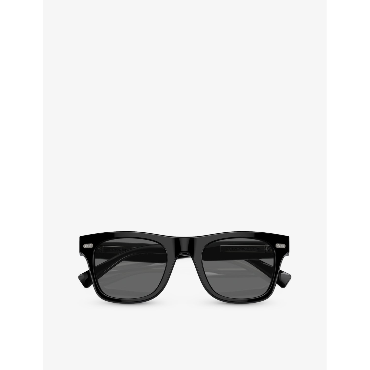 Brunello Cucinelli Mr. Brunello pillow-frame acetate sunglasses (British brand)