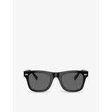 Brunello Cucinelli Mr. Brunello pillow-frame acetate sunglasses (British brand)