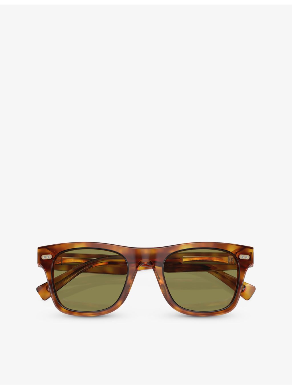 Brunello Cucinelli acetate sunglasses pillow frame (British brand)