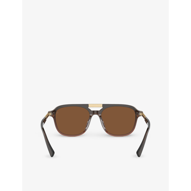 Brunello Cucinelli square frame acetate sunglasses BC4001S, imported from the UK