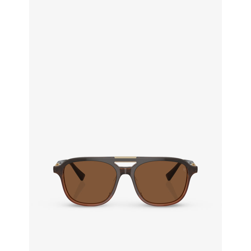 Brunello Cucinelli square frame acetate sunglasses BC4001S, imported from the UK