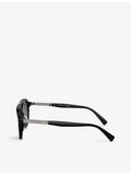 Brunello Cucinelli BC4001S square-frame acetate sunglasses, imported from the UK