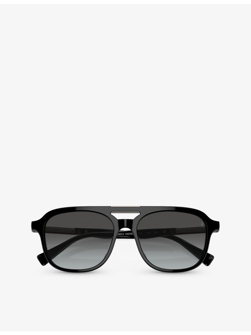 Brunello Cucinelli BC4001S square-frame acetate sunglasses, imported from the UK